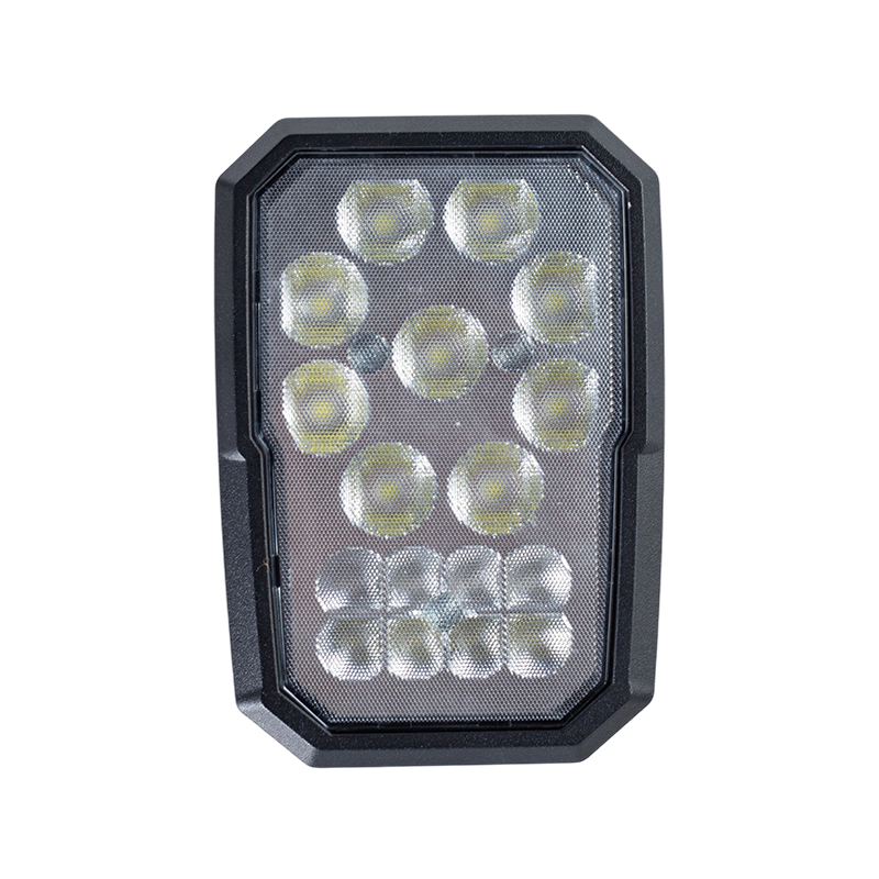 002 হেভি-ডিউটি ​​9+8 LED মাল্টি-ফাংশন কম্বিনেশন হেডলাইট শিল্প যানবাহনের জন্য
