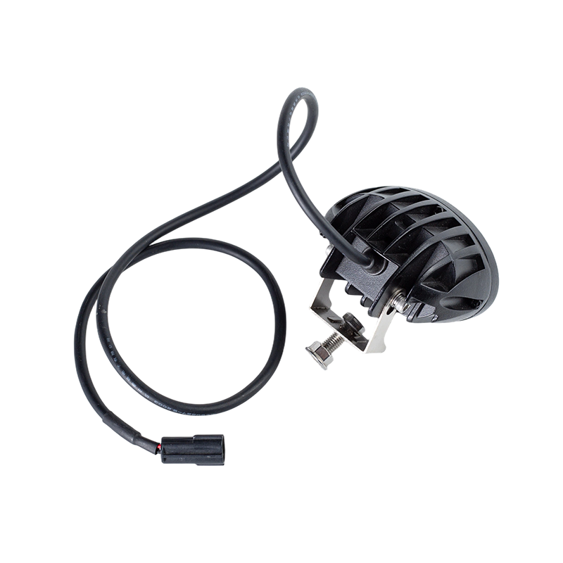 IP67 6W DC9-80V ওভাল ওয়াইড বিম লাল/নীল ফর্কলিফ্ট নিরাপত্তা সতর্কতা আলো