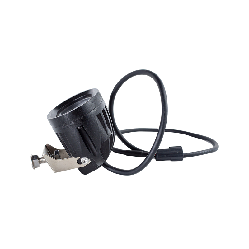 IP67 6W DC9-80V ওভাল ওয়াইড বিম লাল/নীল ফর্কলিফ্ট নিরাপত্তা সতর্কতা আলো
