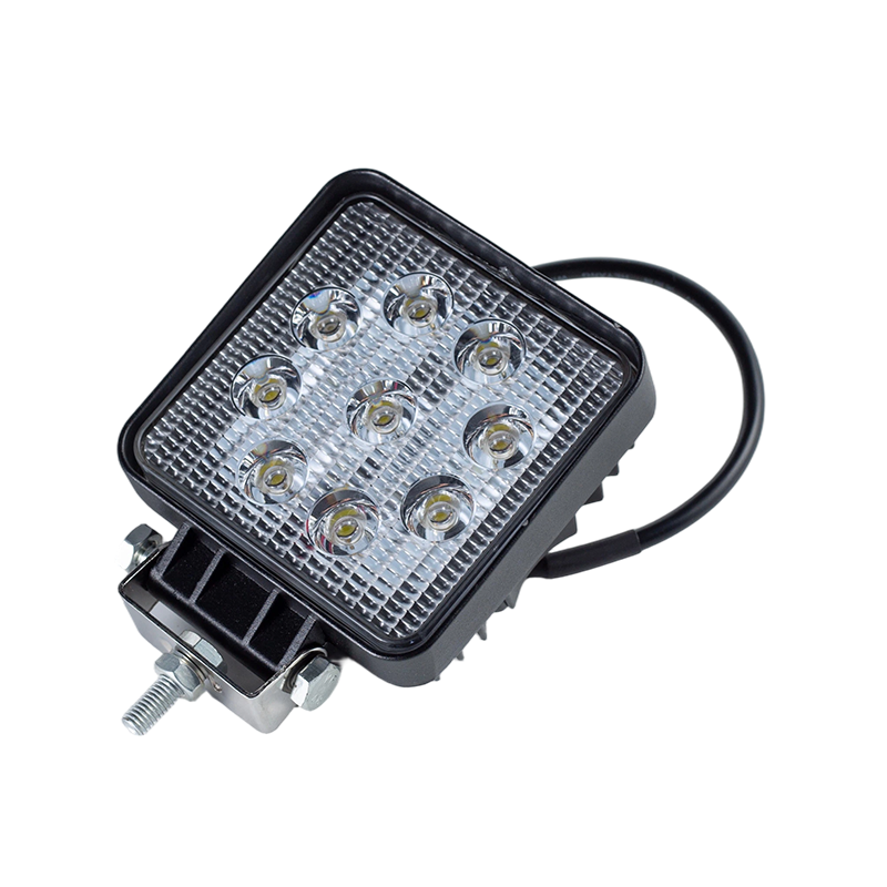 IP67 002 ভারি-শুল্ক 9-এলইডি স্কয়ার ওয়ার্ক লাইট শিল্প যানবাহনের জন্য