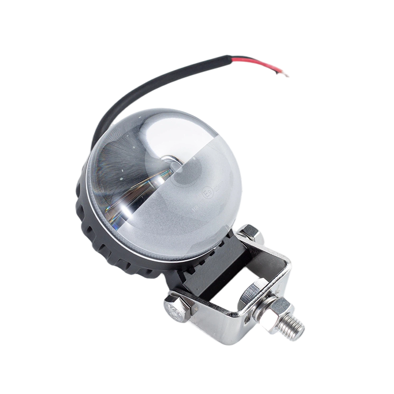 IP67 5W DC9-80V রাউন্ড রেড/ব্লু বিম ফর্কলিফ্ট ডেঞ্জার এরিয়া ওয়ার্নিং লাইট