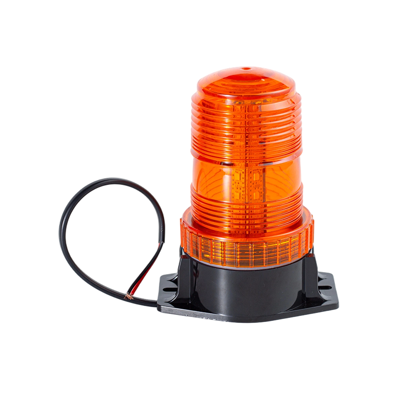 ফর্কলিফ্টের জন্য IP65 8W DC9-80V 360° অ্যাম্বার স্ট্রোব বীকন সতর্কতা আলো