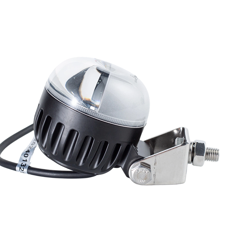 IP67 5W DC9-80V রাউন্ড রেড/ব্লু বিম ফর্কলিফ্ট ডেঞ্জার এরিয়া ওয়ার্নিং লাইট