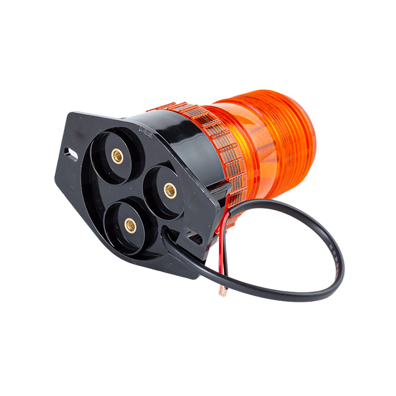 ফর্কলিফ্টের জন্য IP65 8W DC9-80V 360° অ্যাম্বার স্ট্রোব বীকন সতর্কতা আলো