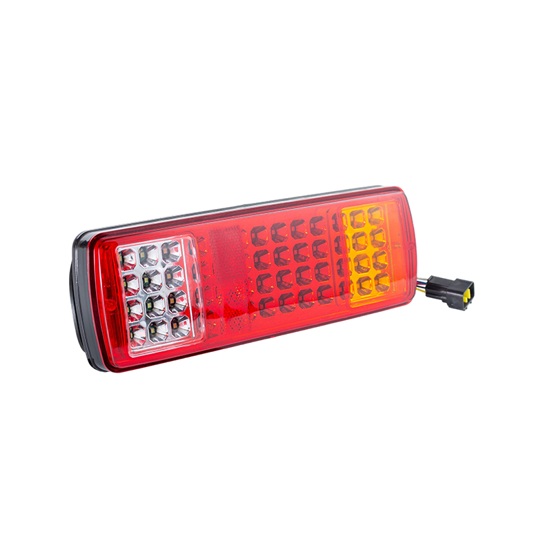 FLDJ-SSWD-002 IP55 6W DC12-24V 3-কালার ইন্টিগ্রেটেড LED রিয়ার টেইল লাইট (টার্ন সিগন্যাল + পজিশন লাইট + রিভার্স লাইট)