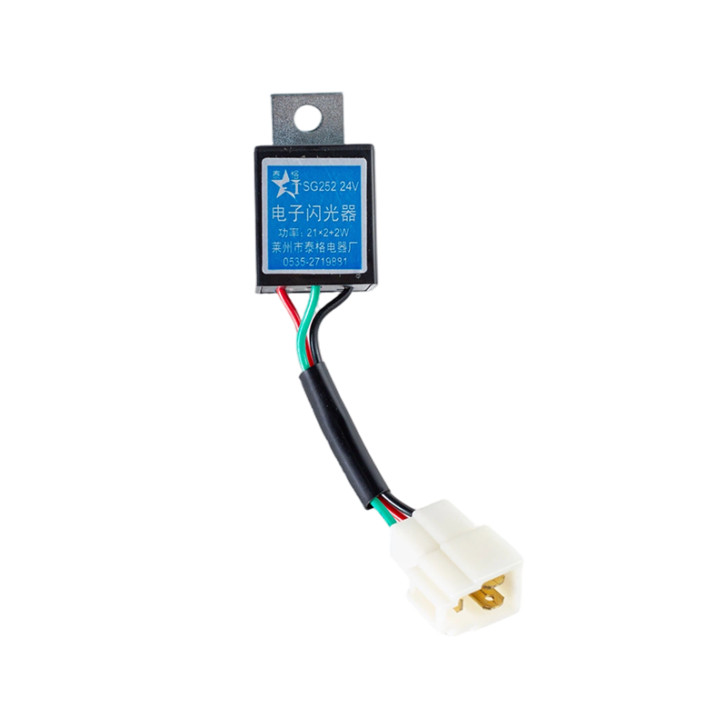SG252 24V 20A ফর্কলিফ্ট এবং যানবাহনের টার্ন সিগন্যালের জন্য ইলেকট্রনিক ফ্ল্যাশার রিলে