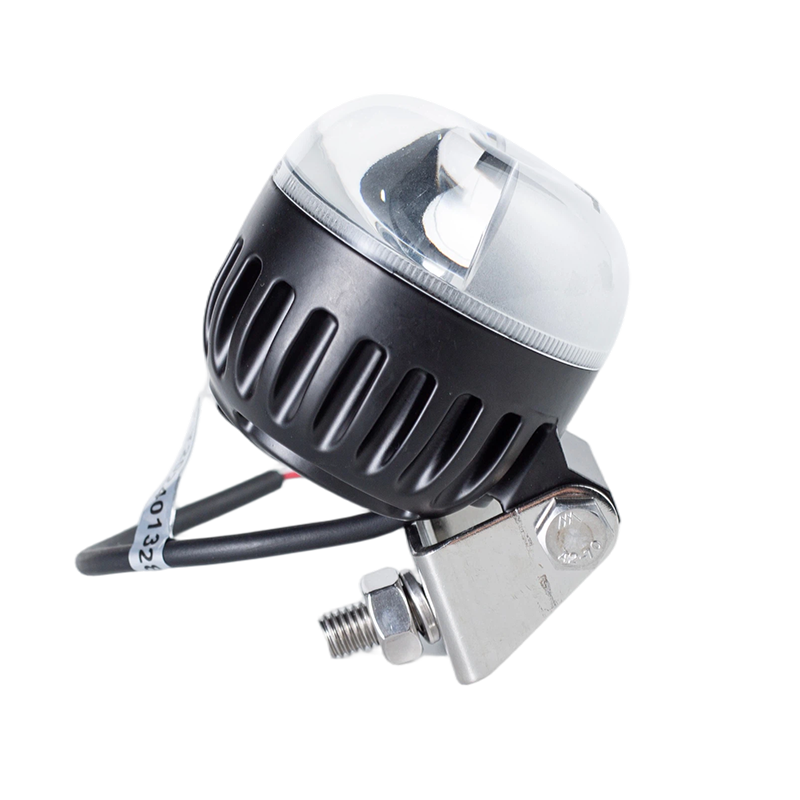 IP67 5W DC9-80V রাউন্ড রেড/ব্লু বিম ফর্কলিফ্ট ডেঞ্জার এরিয়া ওয়ার্নিং লাইট